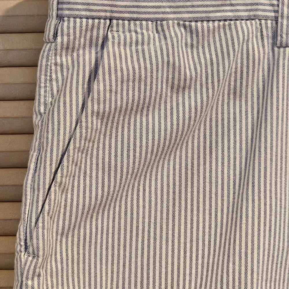 Polo Ralph Lauren Mens Chino Shorts Blue White Striped Classic Fit 9